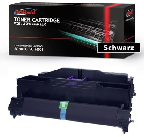 JetWorld Trommel Kompatibel Oki 44574302 Schwarz für B411d, B411dn, B412dn, B431d, B431dn, B432dn, B512dn, MB461, MB471, MB471w, MB471dnW, MB472dnw 25000 Seiten je Tonerkartusche, Hochwertiger Druck