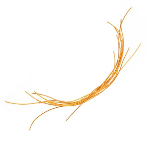 HEIBTENY 10 Stück LED 3V Glühbirne Flexibles Filament,2200K Warmweißer Lichtton Dioden-Leuchtmittel Filament Für DIY Handgemachtes Spielzeug, DIY Dekoration(300mm)