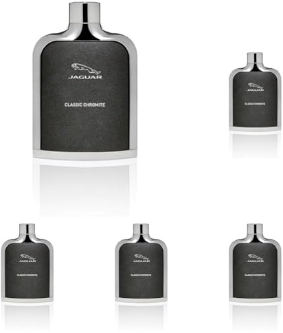 JAGUAR Classic Herrendüfte Chromite Edt Natural Spray, 100 ml (Packung mit 5)