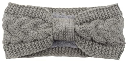 FEQDWOX Stirnbänder Strick Stirnband Kinder Mädchen Stirnband Damen Winter Haarband Ohrenwärmer Elastische Herbst Und Winter Vielseitig