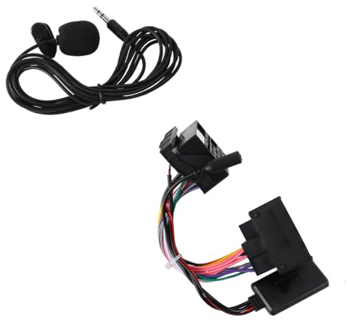 Gorise Bluetooth 5.0 AUX-Adapter 12-poliges Autoradio-Musikkabel Für RCD210/RCD310/RCD510 RNS510 Freisprechen Verlustfreie Klangqualität Universelle Kompatibilität (Seat, Symphony)