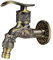 SKIKHN Generico Antico Rubinetto, Rubinetto Vintage 1/2 Pollice, Rubinetto Giardino Ottone, Rubinetto Giardino, Rubinetto a Leva per Lavabo, Rubinetto da Muro per Cucina Bagno Giardino