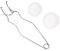 Ensemble de creusets professionnels à quartz - Pince à fouet - Outil de fabrication de bijoux - Fournitures de moulage en métal - Plat pour fondre