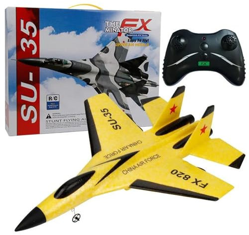 LKHLTBF D,RC Foam Aircraft SU-35 Plane 2.4G Radio Control Glider Remote Control Fighter Plane Glider Airplane Foam Boys for Children Gifts