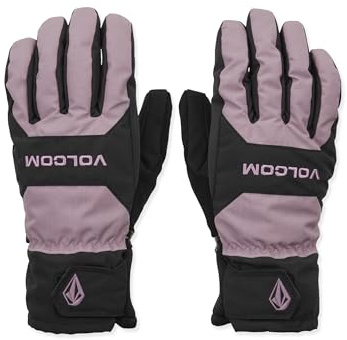 Volcom Herren Nyle Snowboardhandschuhe - wasserdichte Isolierte Handschuhe Silikon Grip Palm Mauve Large
