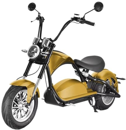 STW Emobile Urban Chopper Plus Elektroroller, 45 km/h, 3000W Motor, LED-Beleuchtung, 200 kg Tragfähigkeit, 203x77x109 cm