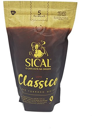Sical Portuguese Clasico Normal Ground Coffee Cafe 5 Estrelas 220G 3 Pack