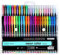Joyoldelf 48 Stylo Gel Pailleté - Stylo Couleur Enfant, Feutre Paillette Métallique Paillettes Néon Pastel Pour Peinture,d'écriture et Livres de Coloriage Adultes, Papeterie Fille