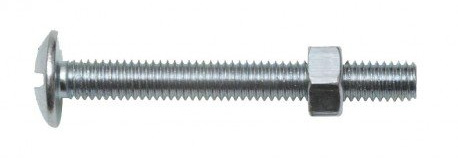 SWG Möbelschrauben m. Mutter M4 x 40 mm VZ SW7 25 Stück