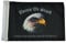 HDBUBALUS Motorrad Hinten Seite Fahnenstange Halterung mit Verstellbarem Gepäck Rack Flagge für Harley Sportster XL 883 1200 Touring Schwarz Adler
