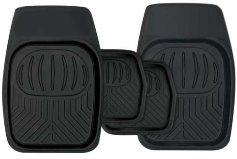 FRONT REAR RUBBER NON-SLIP GRIP CAR MAT MATS TRAY SET -JH-10063