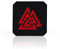 M-Tac Valknut Morale Patches Military Tactical Lazer Cut Viking Norse (Black - Red)