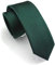 JEMYGINS 2.4 Green Tie Silk Skinny Ties for Men Slim Necktie (6cm)