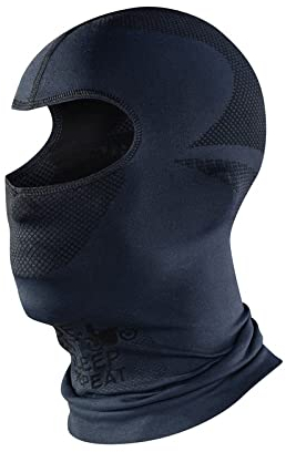 REBELHORN Herren Freeze Funktionswäsche, Sturmhaube Grau/Schwarz, M EU