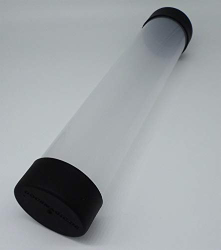 docsmagic.de Playmat Tube Big Transparent White - 7 x 36 cm - Poster Artwork Tapis de Jeu Rouleau de Transport Blanc