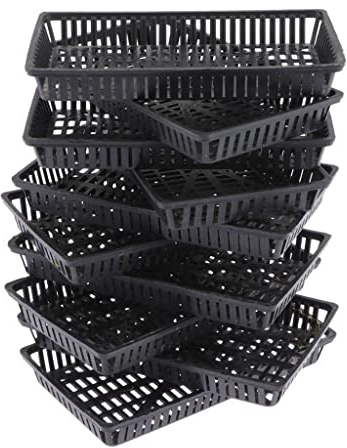 LOVIVER para Plantas Acuáticas, Estanque, Maceta para, Agua, Pastos, Contenedor, Paquete