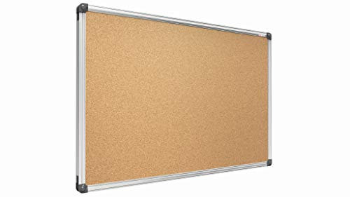 ALLboards Tableau en Liège avec Cadre en Aluminium 240x120cm, Tableau d'Affichage Liège, Tableau pour Épingles