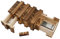 Aoliandatong Puzzle Box Magic Holz Geschenkbox Geheime Schublade Andenken Box mit 2 groÃŸen Geheimfächern für Geschenke Gutscheine Schmuck Mystery Puzzle Spiel Hochzeit Geburtstag Geschenk