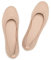 Frank Mully Women’s Ballet Flat Shoes Knit Dress Shoes Round Toe Slip On Ballerina Walking Flats Shoes for Woman Low Wedge Comfort Soft, Ecru, 5.5 UK