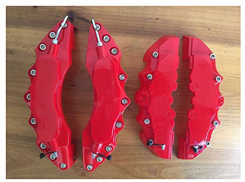 KJGHJ Brake Caliper Cover ABS Plastic Disc Brake Caliper Cover Without Logo Car Styling Fit For BMW Audi Mercedes Benz Front And Rear Car Caliper Cover (Color Name : Red, Size : 2 size M)