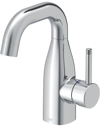 Lenz Badarmatur POLA in chrom – hochwertige und markante Waschtischarmatur mit Wassersparkfunktion – schnelle Montage und einfache Reinigung – 46070802
