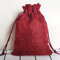 50 Stück Jute Sack Jutesäckchen Jutebeutel, Mini Kleine Stoffbeutel Flachbeutel Baumwolle Säckchen für Weihnachten Halloween Ostern Muttertag Hochzeit Geburtstag Papiertüten-rot-20x30cm
