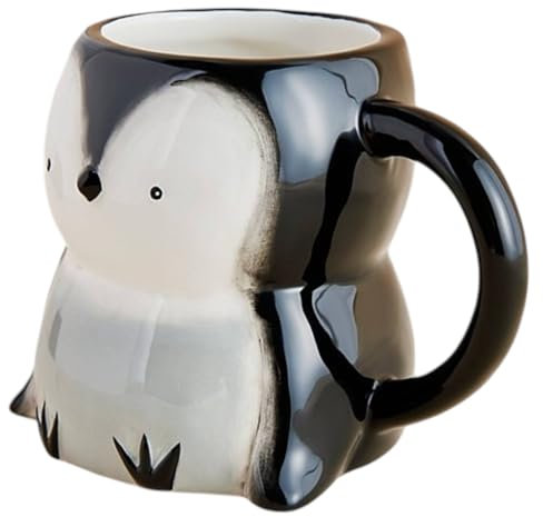 Caribou Living Penguin Christmas Cute 3D Shaped Novelty Festive Xmas Ceramic Mug Cup 400ml for Hot Drinks, Tea, Coffee Hot Chocolate