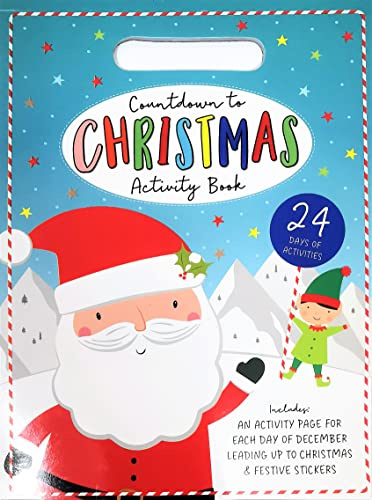 Adventsbuch, Countdown bis Weihnachten Aktivitätenbuch - Adventskalender - Aktivität jeden Tag