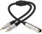 XMSJSIY Cavo splitter da 6,35 mm a 2 RCA, 6,5 mm femmina da TRS a doppio connettore audio stereo RCA maschio adattatore da 50 cm