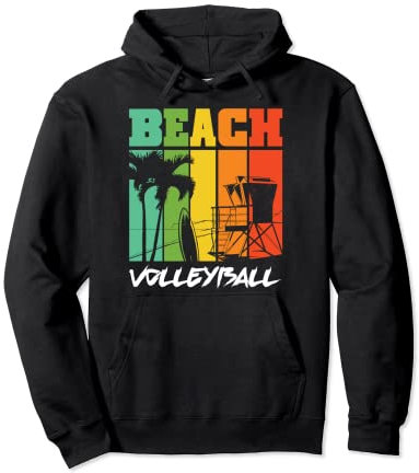 Beach Volleyball Volleyballspieler Beachvolleyball Pullover Hoodie