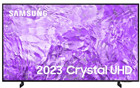 Samsung 85 Inch CU8000 4K UHD Smart TV (2023) - Crystal 4K HDR TV With Alexa Built-In & Gaming Hub, Dynamic Crystal Colour, Object Tracking Sound & HDR Powered By HDR10+, Video Call Apps