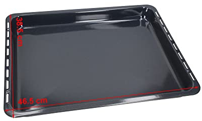 JCSPARES® - Teglia Leccarda Ripiano Smaltata 385x465 mm compatibile Per Forno Electrolux Zanussi Aeg