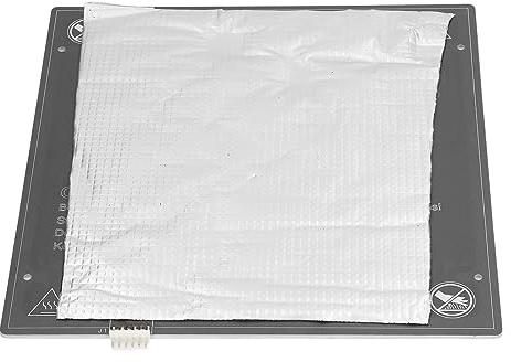 Fockety Aluminium-Substrat-Heizbett, 310x310mm 24V Schnellere Heizung 3D-Drucker-Heißbett-Oberfläche für Anet E16 A8PLUS, Stabile Leistung, kein Verziehen, Gute Isolierung