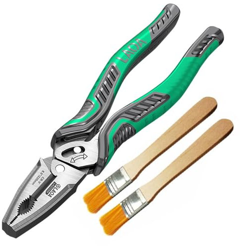 LAOA Wire Stripper Tool,Wire Strippers,CR-V Multifunctional Plier,Double Labor-Saving for Cutting Wire,Copper Wire,Steel Wire (LA323308)