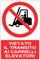 GLOBAL CARTELLO SEGNALETICO - VIETATO IL TRANSITO AI CARRELLI ELEVATORI - Adesivo Extra Resistente, Pannello in Forex, Pannello In Alluminio (30x42 cm, Plastica)