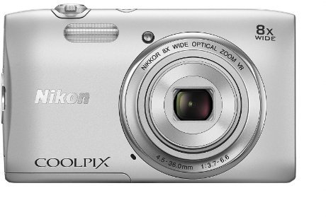 Nikon Coolpix S3600 Camera Silver 20.1MP 8xZoom 2.7LCD 720pHD 25mm Wide Lens (Renewed)
