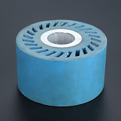 1 Stück 86 x 50 mm massives/gezahntes Gummi-Kontaktrad, Bandschleifer, Rückständer, Spannrolle, Schleifwerkzeuge, Polieren, Schleifen, Schleifscheibe, 86 x 50 x 20 mm, massiv
