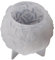 Rosenkugel-Kerzenform, Duftkerzenform, runde Blume, Kerzenform, Silikonform, DIY, Gips, Ornament