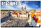 Prager Kühlschrankmagnet Tschechische Republik Reise Souvenir Praha Kirche Unserer Lieben Frau vor Tyn Altstädter Ring
