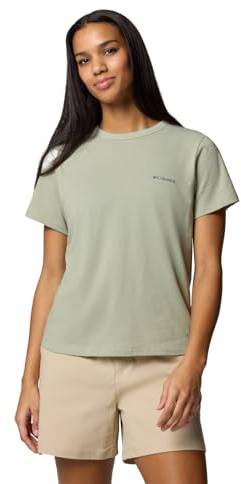 Columbia Women's Sun Trek Short Sleeve 2, Short Sleeve T-Shirt, Safari, Small