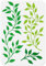 WEBEEDY Grand Pochoir de Feuilles de Vigne Pochoir de Branches D'Arbre Réutilisable Pochoir de Thème Végétal Modèles de Dessin DIY pour Peindre Sur Bois Toile Murale Décoration Intérieure 21x29.7cm