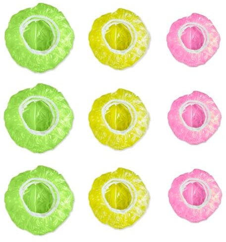 Cragmut 120 Pièces Couverture Alimentaire, Colorées Couvertures Alimentaires Élastiques Couvercle en Plastique réutilisable pour Conservation Fruits et Légumes
