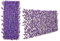 COSTWAY Pianta Finta da Esterno ed Interno, Pianta Artificiale per Decorazione Festa e Matrimonio da Salotto, Balcone e Giardino, Siepe Artificiale ed Estensibile (Vimini di eucalipto viola)