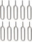 Generic SIM Card Tray Removal Ejector Tool, Pack of 10, Compatible with iPhone, Samsung, HTC and All Smartphones