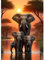 TOSTOG Diamond Painting für Erwachsene Anfänger,5D Diamant Painting Kits Bilder Elefant DIY Full Drill Diamant Malerei Set 30x40cm für Wanddekor
