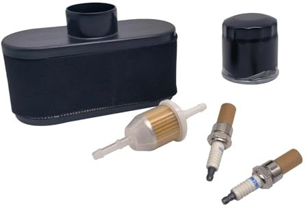 ZDCOZMD [Parti di motociclette] Motore Rasaerba Trattore Filtro Aria Filtro Olio Set Adatto for Kawasaki FR691V FS481V FR651V 11013-704 [Facile da sostituire]