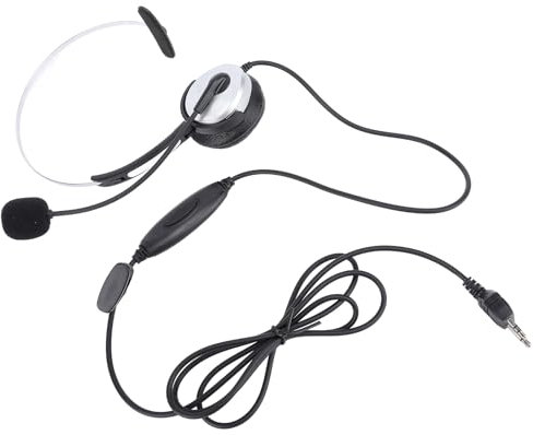 Intercom -Radio -Headset, 2 -Wege -Radio -Kopfhörer mit Außergewöhnlicher Klangklarheit für G6 G7 G8 LXT80, Ausgestattet mit Push to Talk Key und Empfindlichem Mikrofon
