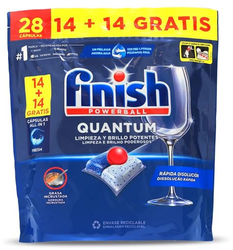 Lavavajillas máquina quantum Finish bolsa 28 unidades
