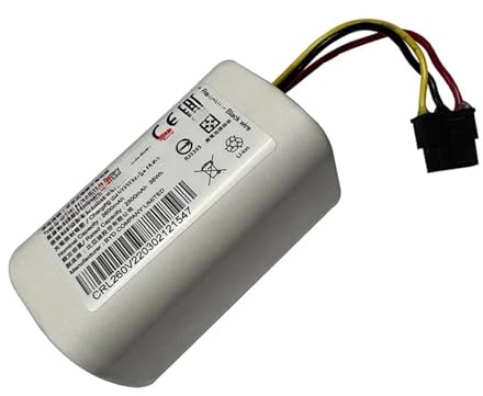 WVGFAUXA E10 Akkupack-Teile, Kompatibel Mit Xiaomi Mijia E10 E12 B112, Roboter-Staubsauger-Teile, Akku-Zubehör, Ersatzroboter-Akku, Kehrmaschinen-Akku