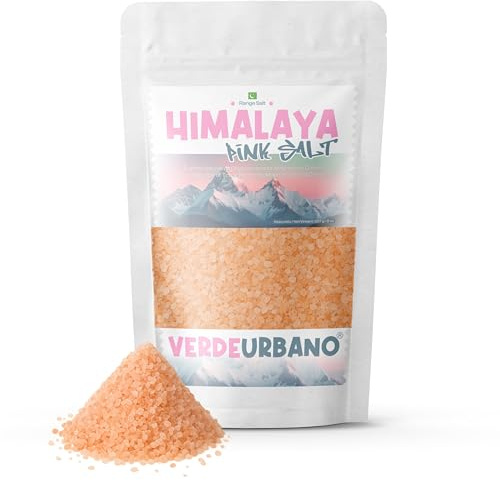 SAL ROSA DEL HIMALAYA | Origen Khewra - 100% natural | Ideal para molinillo | Himalaya Pink Salt 227 g. - 8 oz.